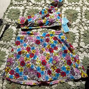 Dippin' Daisy's Floral Pink Swimwear